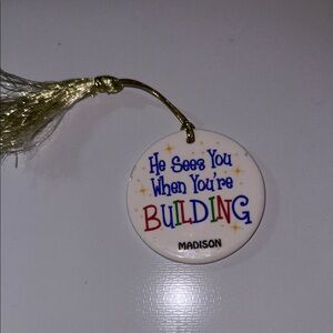 Madison Multicolor Holiday Ornament